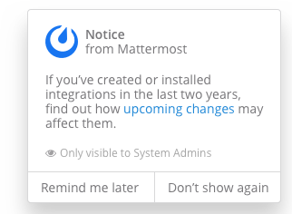 Good System Notice